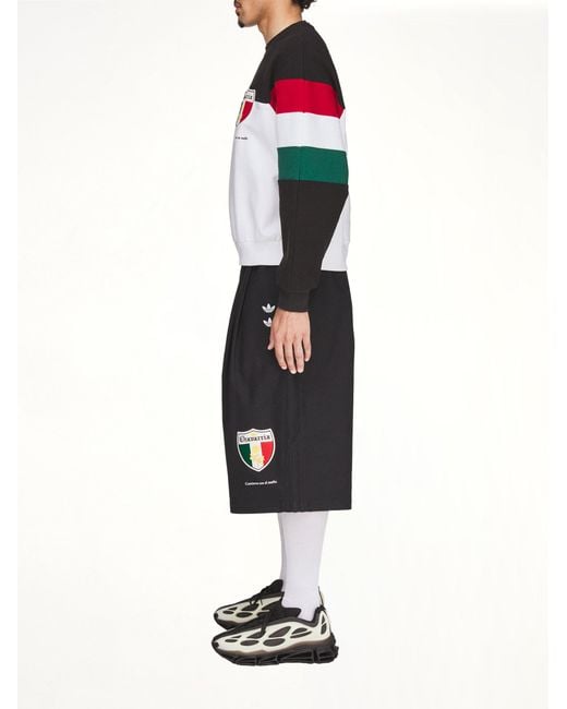 Willy Chavarria Black Adidas X Chavarria Crew Sweatshirt for men