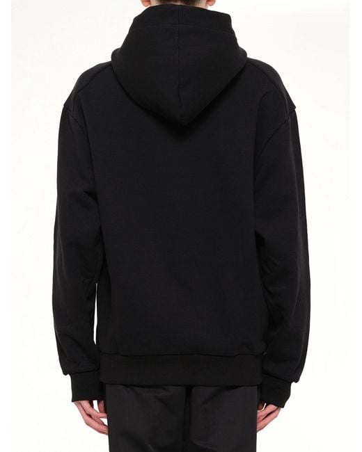 Juun.J Black Hoodie for men