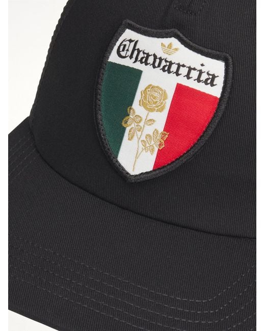 Willy Chavarria Black Adidas X Chavarria Crest Hat for men