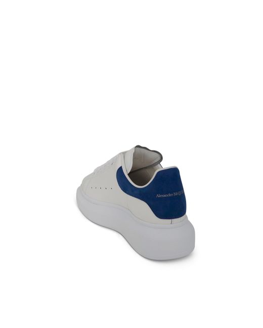 Alexander McQueen Blue Larry Oversized Heel Sneakers, /Paris, 100% Calfskin Leather