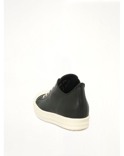 Rick Owens Black Low Sneaker