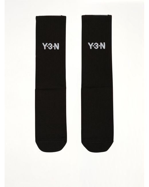 Y-3 Black X Nbhd Socks Hi for men
