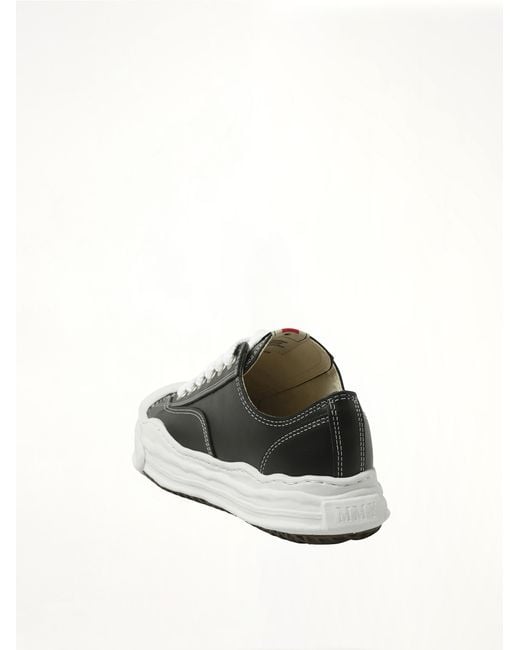 Maison Mihara Yasuhiro Black Hank Og Leather Sneaker for men