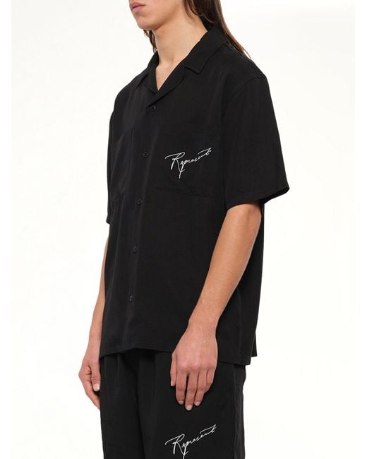 Represent Black Love And Kisses Resort Shirt for men