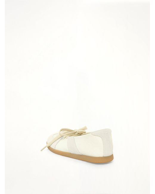 Maison Margiela Natural Replica Soft Laced Ballets