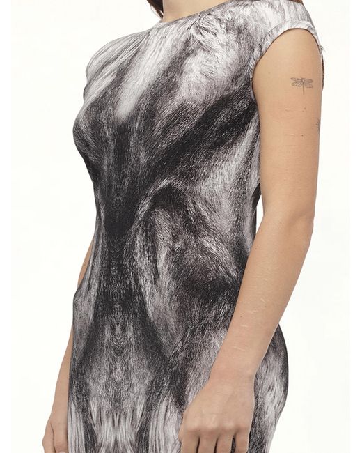 McQueen Gray Dress, Size: Medium