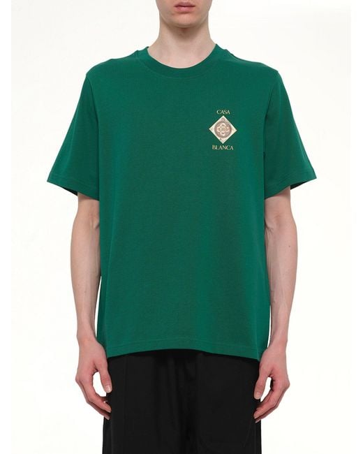 Casablanca Green Plafond Orne De Musique Classic T-Shirt for men