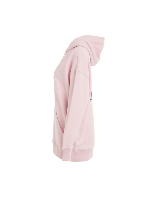 Givenchy Pink 'Disney Oswald Paris Hoodie, Long Sleeves, Light, 100% Cotton, Size: Small