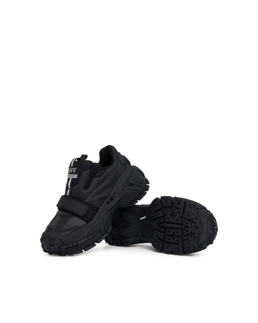 Off-White c/o Virgil Abloh Black Off- Glove Slip On Sneakers, , 100% Rubber for men