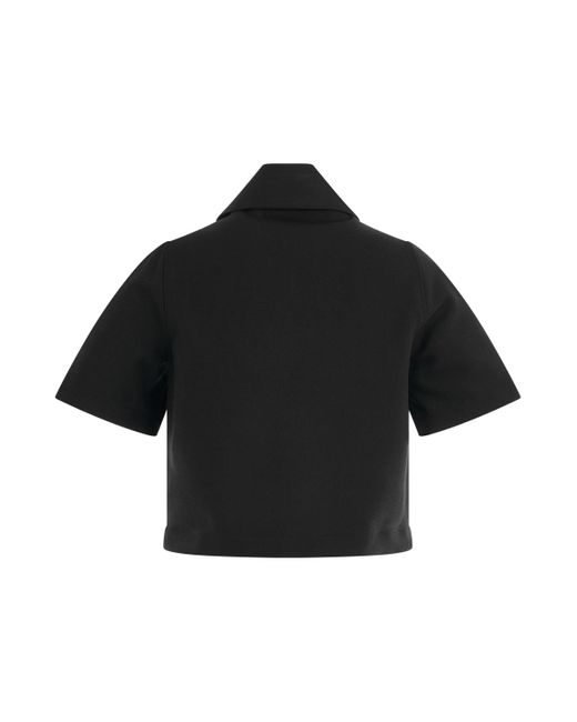 Loewe Black Reproportioned Shirt, Short Sleeves, , 100% Cotton