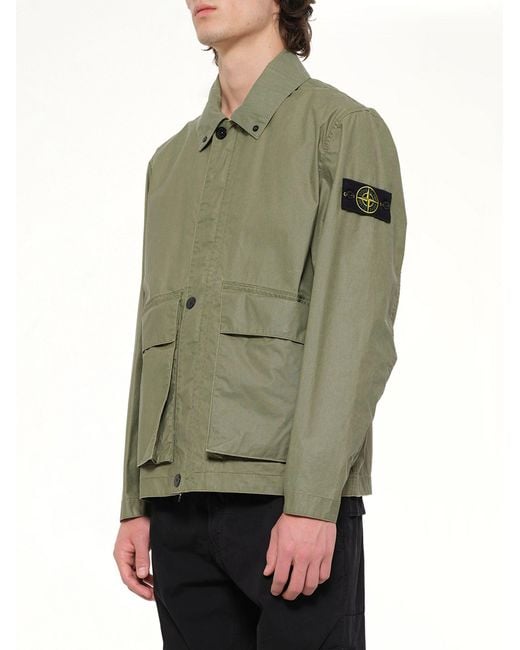 Stone Island Green 4100054 Jacket for men