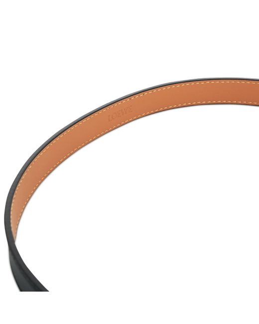 Loewe Black Amazona Padlock 2Cm Belt, /, 100% Leather