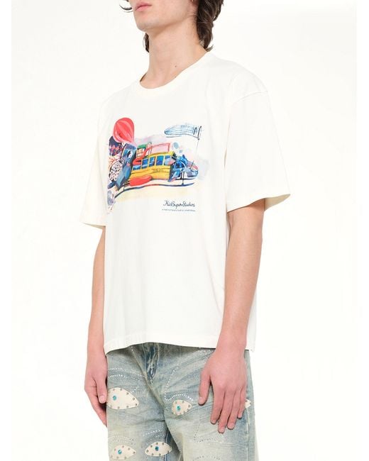 Kidsuper White Spaceship T-Shirt for men