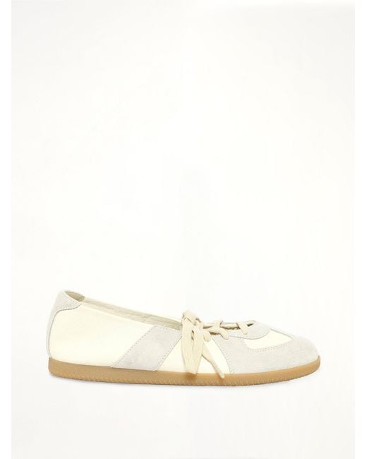 Maison Margiela Natural Replica Soft Laced Ballets