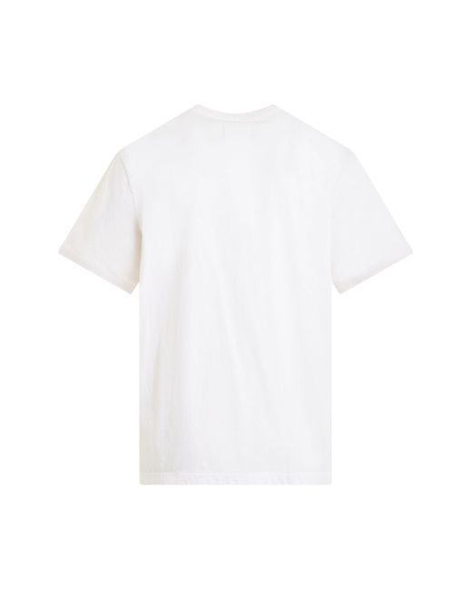 Doublet White T-Shirt With My Friend, Short Sleeves, , 100% Cotton, Size: Large for men