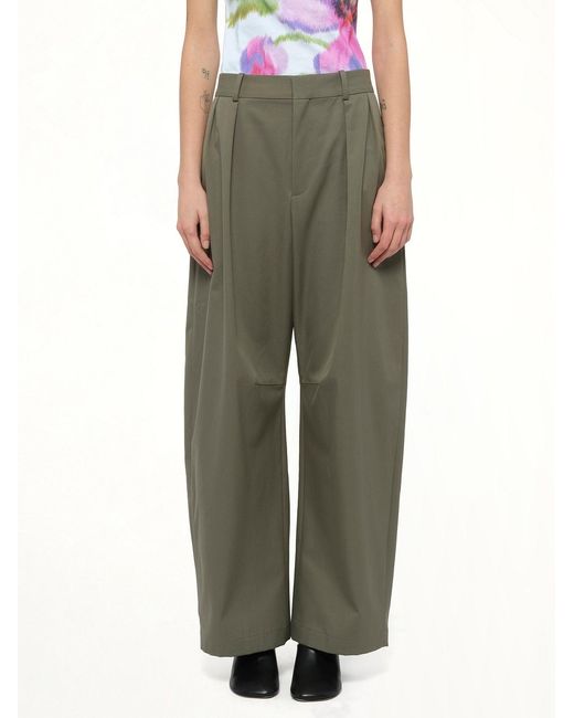 Loewe Green Barrel Trouser Af
