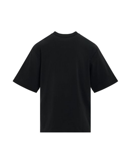Sacai Black Overdye T-Shirt, Short Sleeves, , 100% Cotton for men