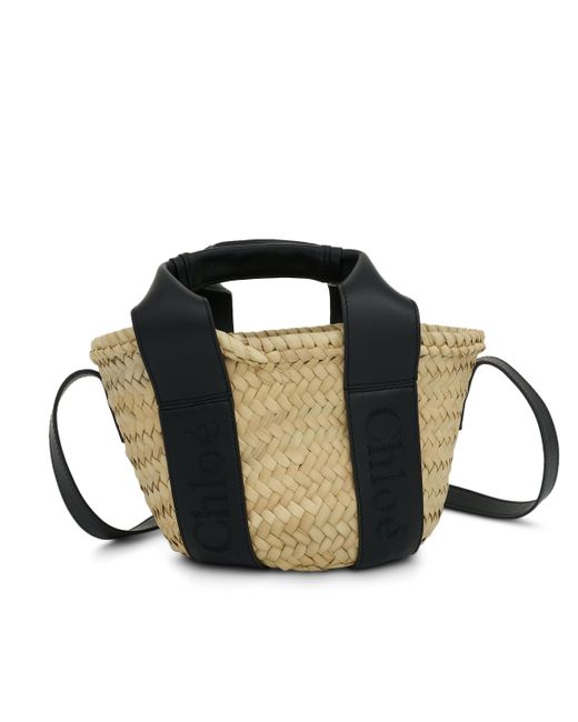 Chloé Black Sense Small Basket, , 100% Leather
