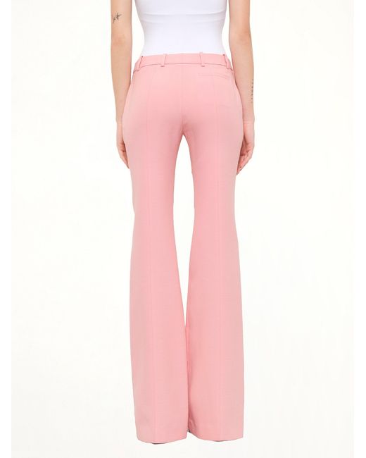 McQueen Pink Narrow Bootcut Pants