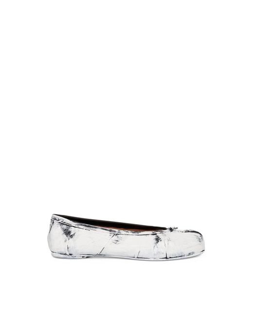 Maison Margiela White New Tabi Ballerina Shoes