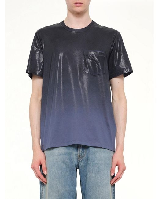 Maison Margiela Gray Coated T-Shirt for men
