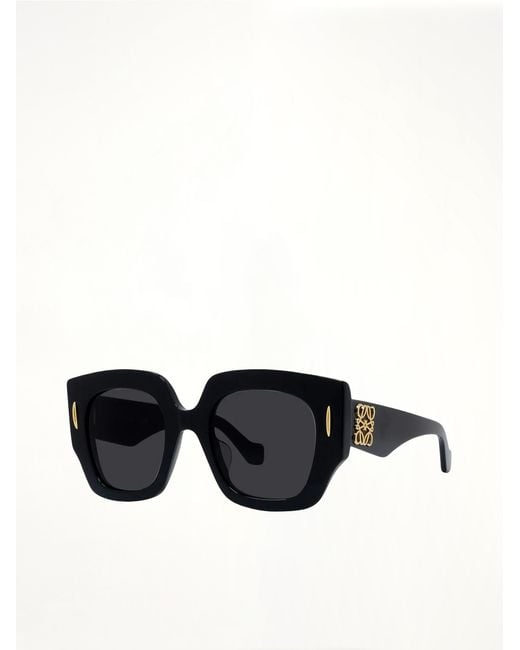 Loewe Black Lw40129U Acetate Sunglasses