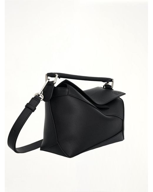 Loewe Black Small Puzzle Edge Bag