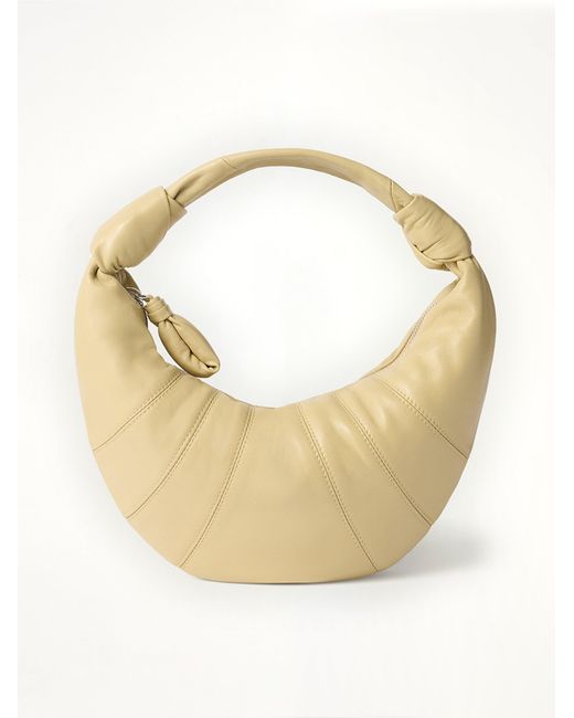 Lemaire Metallic Mini Fortune Croissant Soft Nappa Leather Bag