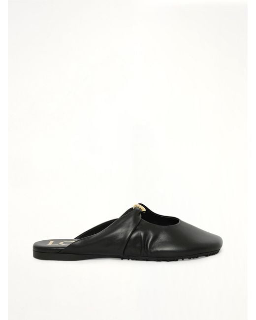 Loewe Black Pebble Soft Mule