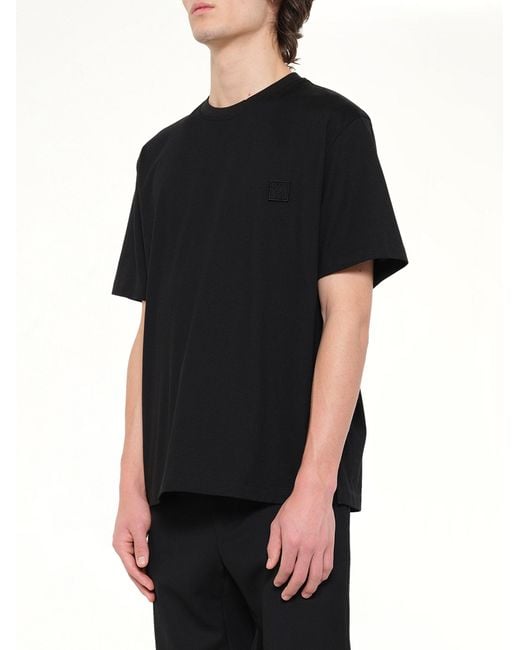 Wooyoungmi Black Flower Print T-Shirt for men