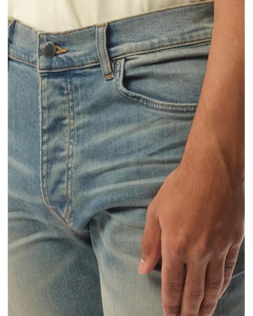 Amiri Blue Stack Jeans, 100% Cotton for men