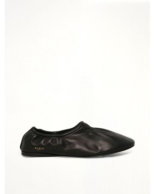 Alaïa White Supple Slippers