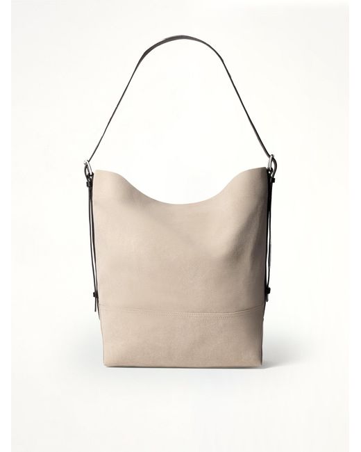Lemaire Natural Belted Tote Bag