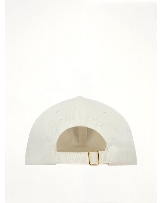 Casablanca White Pyramid Abduction Tennis Cap for men
