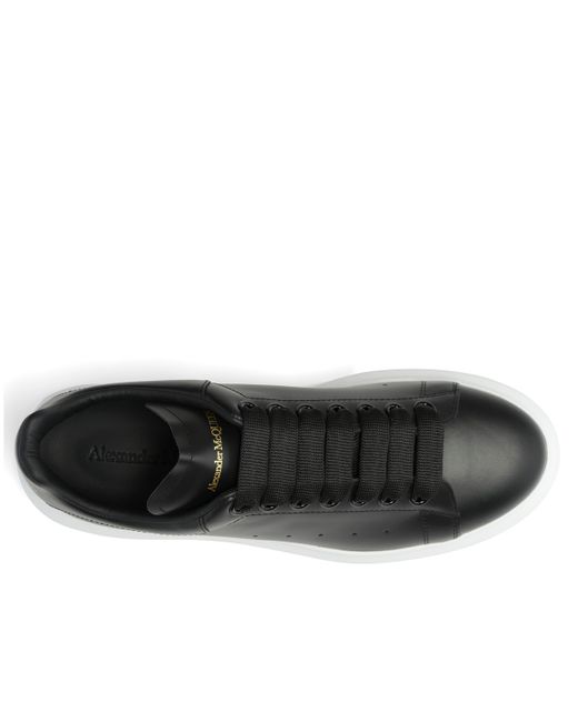 Alexander McQueen Black Larry Oversized Sneakers, , 100% Calfskin Leather