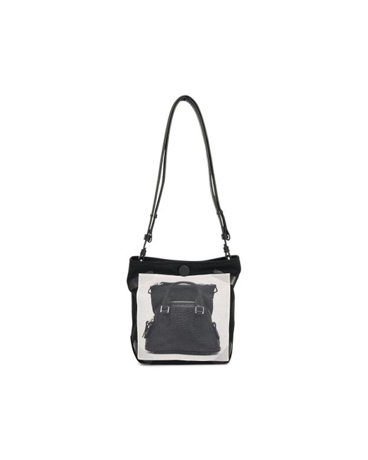 Maison Margiela Black Trompel L'Oeil 5Ac Baby Bag, , 100% Cotton