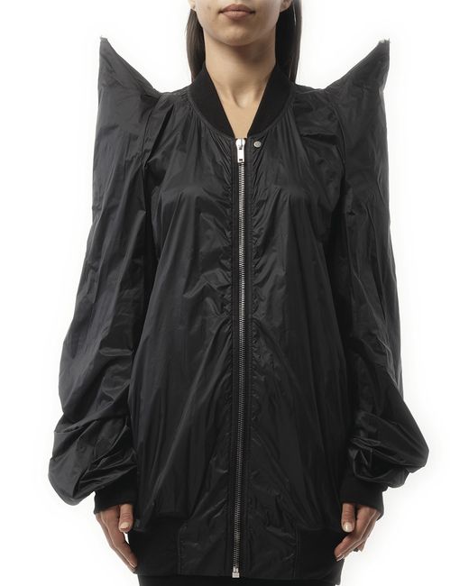 【送料&関税込】Rick Owens tec Flight Jacket Rick Owens Tec Flight Bomber Jacket | Black | FARFETCH