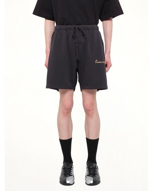 Fear Of God Black Training Classic Fit Short for men