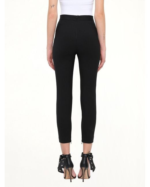 McQueen Black Wool Pants