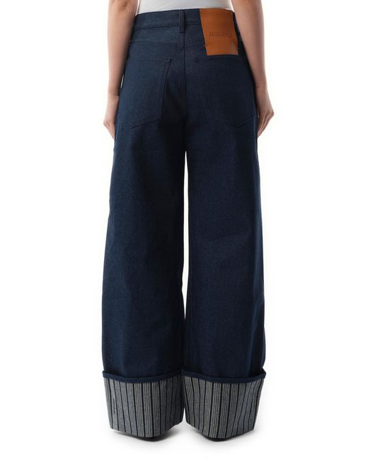 Jacquemus Blue Le De-Nimes Large, 100% Cotton