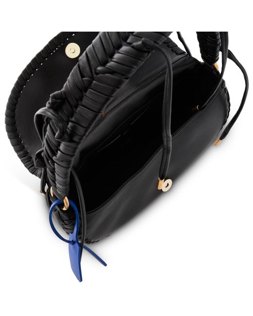 Off-White c/o Virgil Abloh Black Off- Edge Weaving Shoulder Bag, , 100% Calf Leather