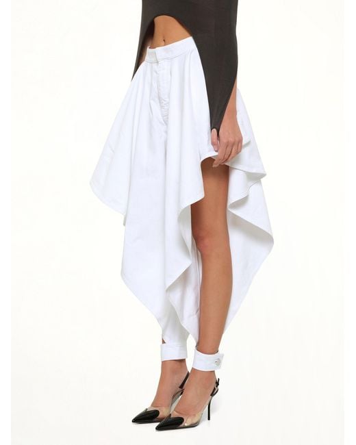 Alaïa White Panelled Pants