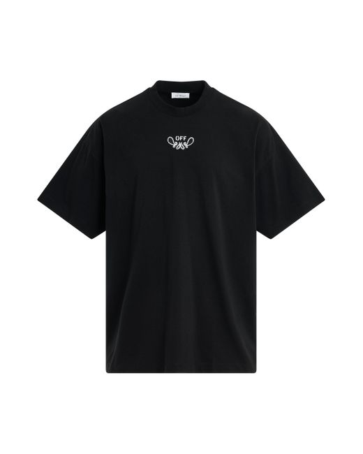 Off-White c/o Virgil Abloh Black Off- Bandana Half Arrow Oversized T-Shirt, Short Sleeves, /, 100% Cotton for men