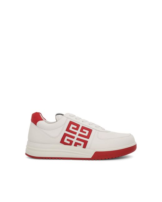 Givenchy Pink G4 Low Sneakers With 4G Logo, /, 100% Calfskin Leather for men
