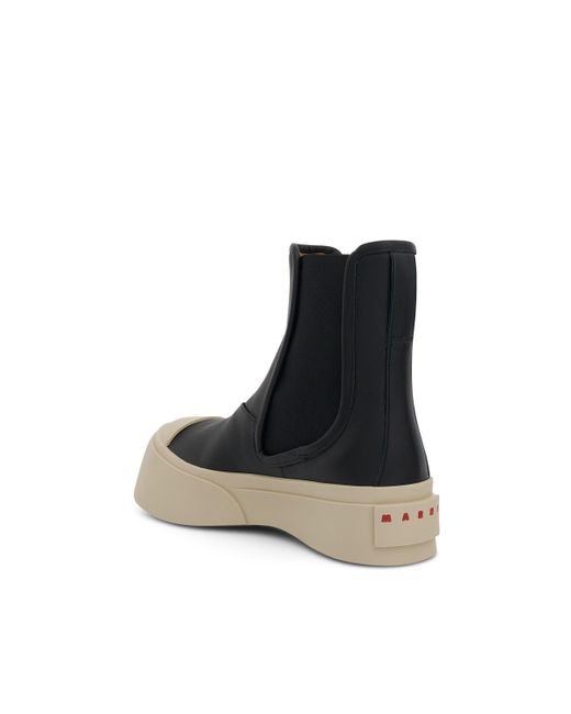 Marni Black Pablo Chelsea Leather Boots, , 100% Leather