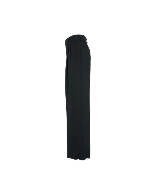 Amiri Black Double Pleated Pants, , 100% Viscose for men