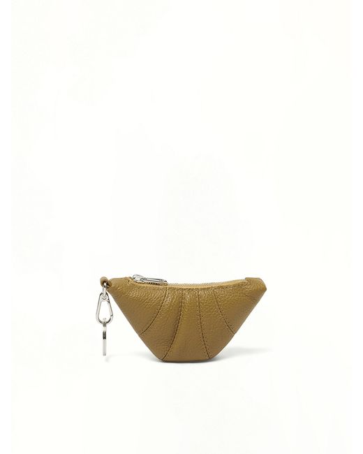 LEMAIRE MINI CROISSANT KEYRING カーキ Lemaire Mini Croissant Keyring, 100% Cotton in White | Lyst Australia