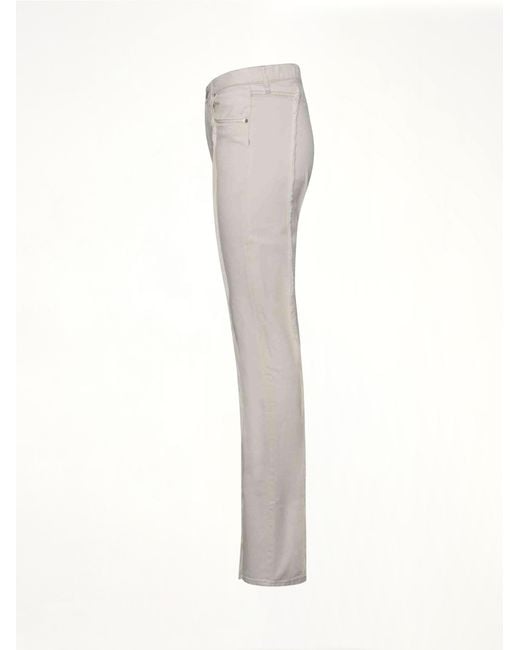 Maison Margiela Gray Frayed Straight Leg Jeans