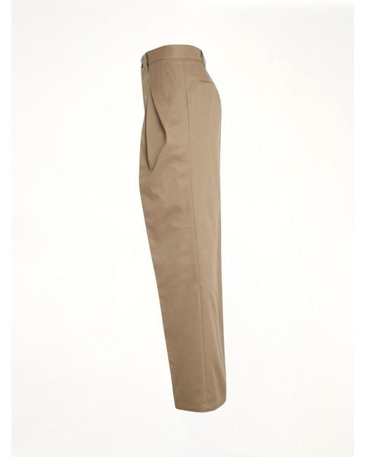 Maison Margiela Natural Pleat Details Pants for men