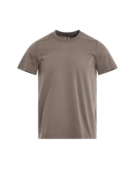 Rick Owens Gray 'Short Level T-Shirt, Short Sleeves, , 100% Cotton, Size: Small for men